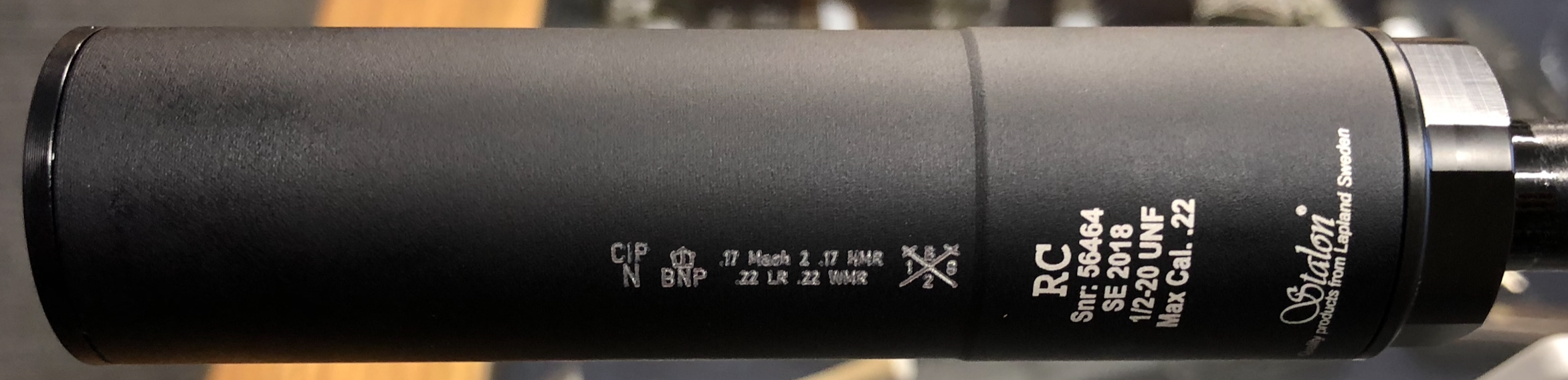 Stalon RC Rimfire Moderator ( .17HMR, .22LR and .22WMR) Stalon RC Rimfire Moderator ( .17HMR, .22LR and .22WMR)
